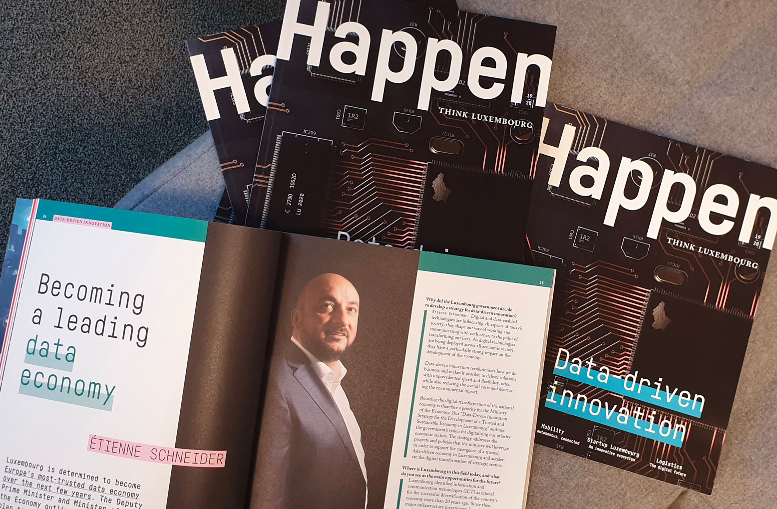 Edité par Luxinnovation, le magazine «Happen» présente les prochaines